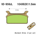 For Harley-Davidson Road Glide 98-99 Vesrah Rear Sintered Metal Brake Pads