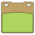 For Kawasaki Ninja ZX12R 00-05 Vesrah VD-327/2JL Rear Sintered Metal Brake Pads