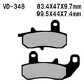 For Suzuki DR650SES 1994 Vesrah VD-348 Rear Organic Semi-Metallic Brake Pads