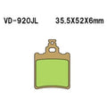 For KTM 65 2000-2003 Vesrah VD-920JL Rear Sintered Metal Brake Pads