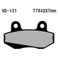 For Hyosung GT250R 2007-2016 Vesrah VD-131 Rear Organic Semi-Metallic Brake Pads