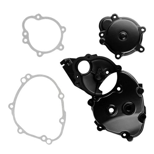 Engine Starter Case Crankcase Cover Fit For Kawasaki Ninja ZX10R 2006-2010 Black