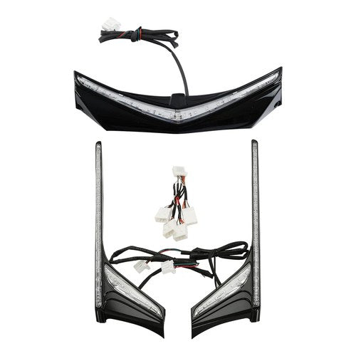 Fender Tip Run Brake Vertical LED Light Strips Fit For Honda Goldwing 1800 12-17
