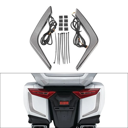 Rear Saddlebag Brake Turn Signal Lights Fit For Honda Goldwing GL1800 2018-2025