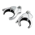 49mm Detachable Windshield Clamps Fit For Harley Street Bob Low Rider 2018-up