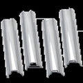S&S Cycle Chrome Pushrod Cover Keeper Set for Harley Big Twins, 2.6 in