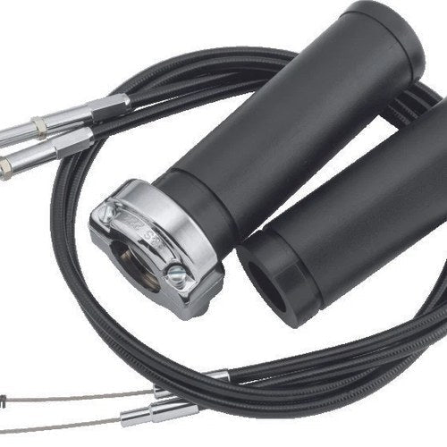 S&S Cycle 1-Inch Handlebar with 36-Inch Throttle Assembly Cable for Powersports