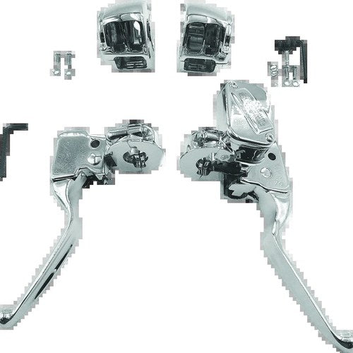 Bikers Choice Chrome Handlebar Control Kit for Harley Softail 2015-2017