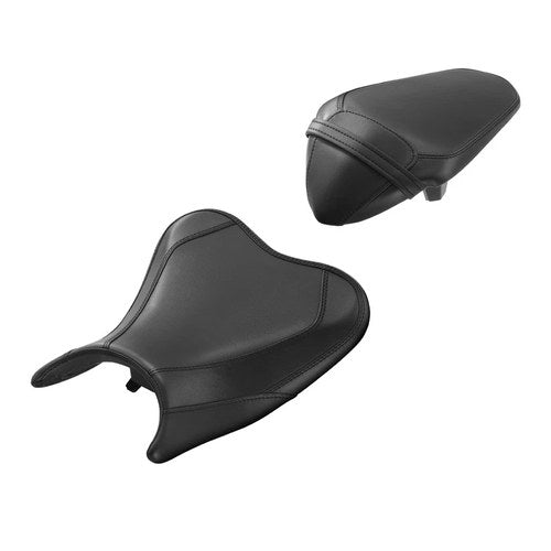 Black Driver Rider + Passenger Seat Fit For Kawasaki Ninja 400 Z400 2019-2024