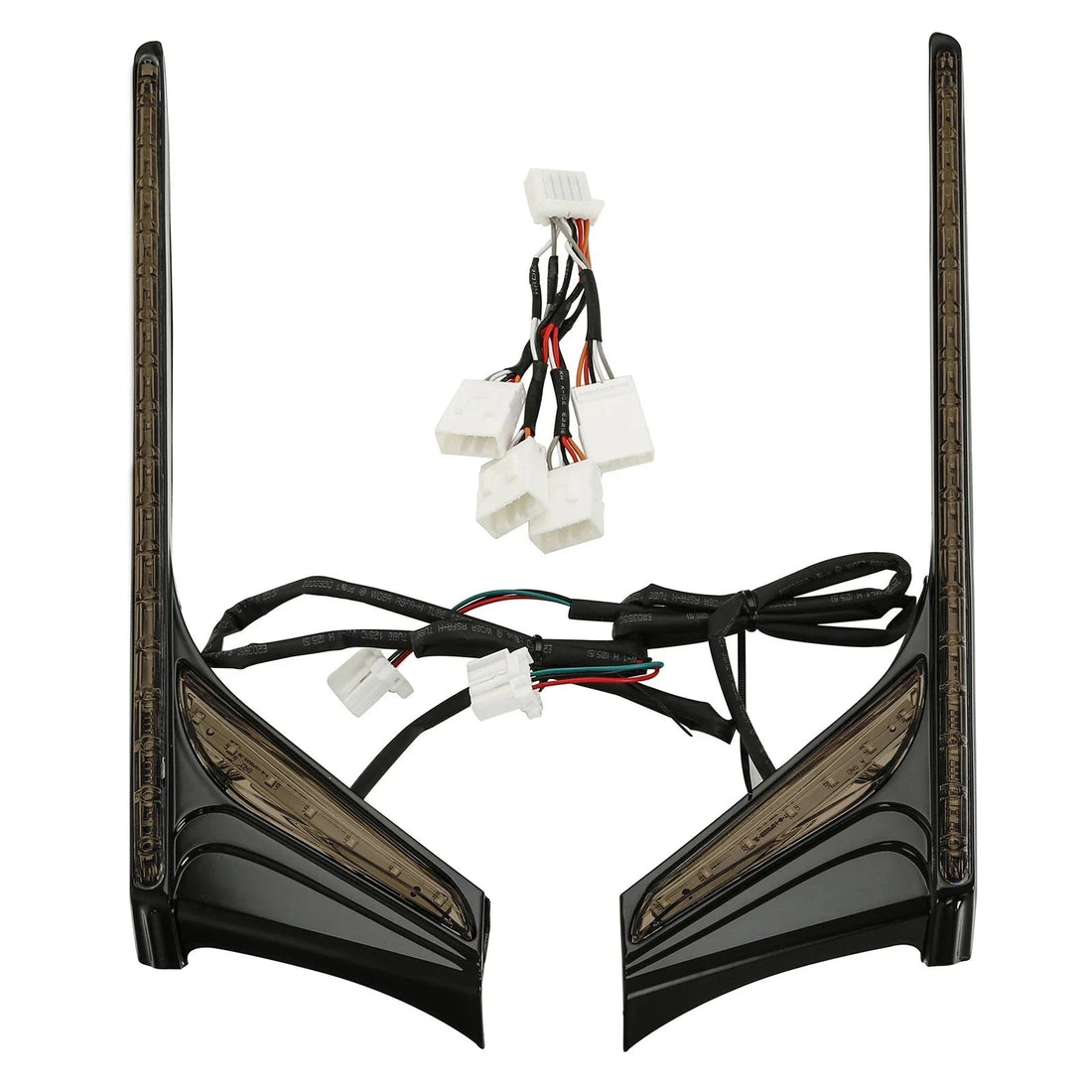 Vertical Rear LED Light Strips Fit For Honda Goldwing 1800 12-17 F6B 13-17 Black