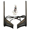 Vertical Rear LED Light Strips Fit For Honda Goldwing 1800 12-17 F6B 13-17 Black
