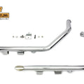 Wyatt Gatling Exhaust Drag Pipe Set Slash Cut for Harley-Davidson