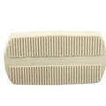 White Flh Brake Pedal Rubber Kit for Harley-Davidson