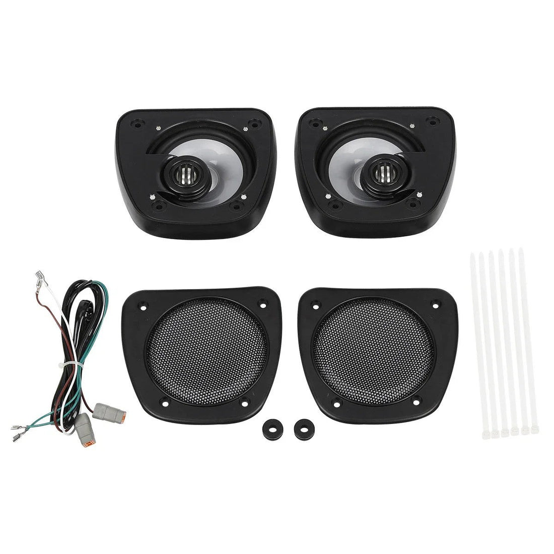 Audio Lower Fairing Speakers Kit Fit For Harley Touring Electra Glide Flht 06-13