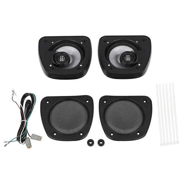 Audio Lower Fairing Speakers Kit Fit For Harley Touring Electra Glide Flht 06-13