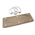 Dei Pipe Shield 6in w x 1ft - w/ Stainless Steel Clamps - Titanium