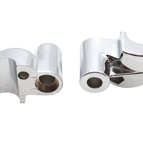 Offset Riser Stem Set Chrome for Harley-Davidson