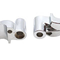 Offset Riser Stem Set Chrome for Harley-Davidson