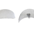 Chrome 4-1/2 inch Deco Spotlamp Visor Set for Harley-Davidson