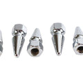 Chrome Pike Nut 1/4 inch-20 Coarse Thread for Harley-Davidson