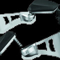 Kuryakyn For Passenger Armrests 14-23 Touring Models Chrome