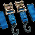 BikeMaster 2x84in Ratchet Tiedown Pair For - Blue