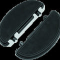 Bikers Choice For 82-20 Flh Flt 86-17 Flst Black Half-Moon Floorboard Kit