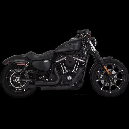 Vance & Hines For HD Sportster 04-22 Mini Grenades Black Pcx Full System