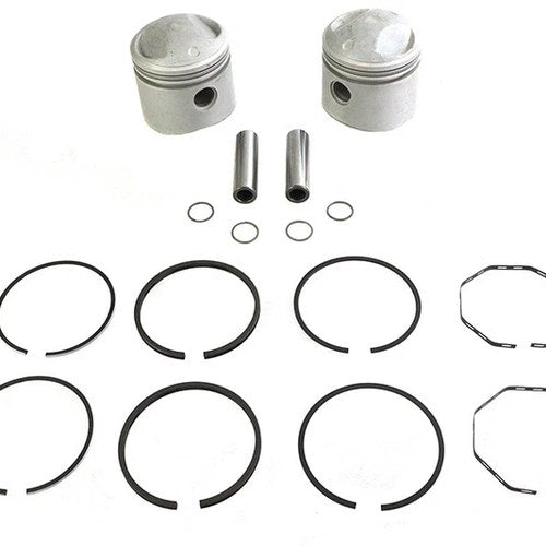 Motorshop Replica 74 Inch Overhead Valve Piston Set For 3-7/16 Inch .020 O