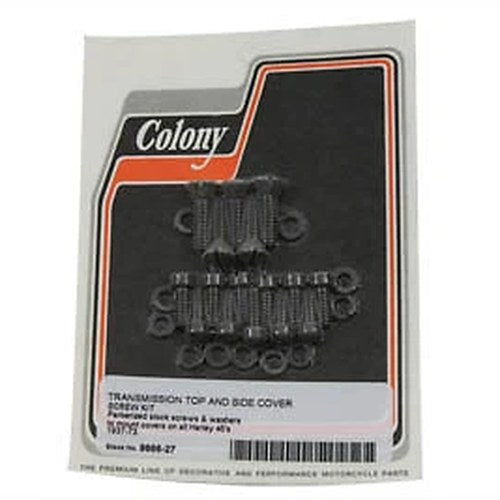 Colony 9666-27 Transmission Top and Side Cover Screw Kit - Parkerized