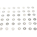 Colony Chrome Flat Washer - 1/4 Inch Inner Diameter (50 Pack)