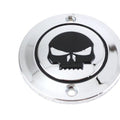 V-Twin For 78284 Skull Ignition System Cover - 2-Hole Chrome Finish