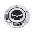 V-Twin 78282 Skull Ignition System Cover - For 5-Hole Chrome Finish