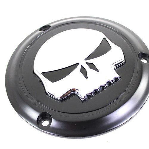 V-Twin 78287B Black For 3 Hole Skull Derby Cover
