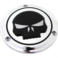 V-Twin 78287 Chrome For 3 Hole Skull Derby Cover