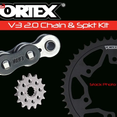 Vortex Racing V3 2.0 Chain & Sprocket Kit for High-Performance Motorcycle Racing