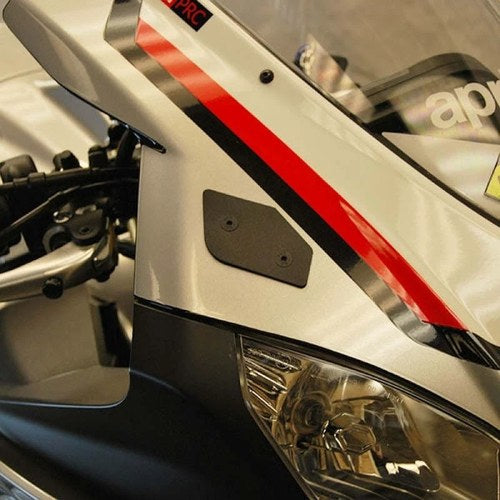 New Rage Cycles Mirror Block Off Turn Signals for Aprilia RSV4 2021-2024