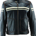 Kuryakyn River Road Hoodlum Vintage Leather Jacket for Powersports - XL