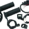 BikeMaster 7/8in Heated Grips With LCD Switch – For All-Weather PowerSports