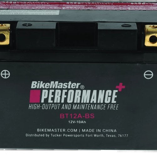 BikeMaster BT12A-BS Maintenance Free Powersports Battery for Motorcycle & ATV