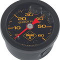 For Biker's Choice 0-60 PsI Oil Pressure Gauge With Black Face And Bezel