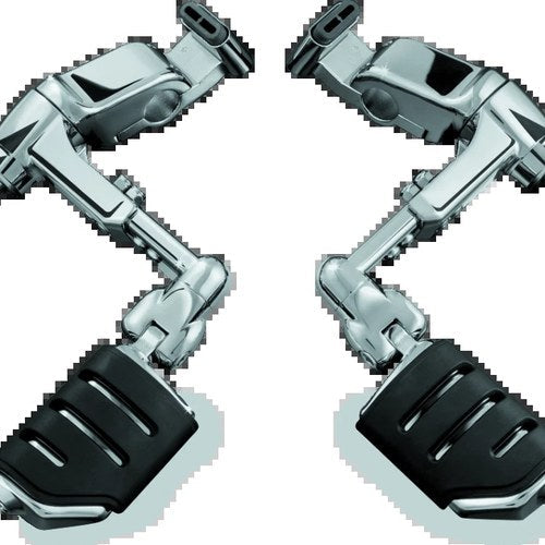 Kuryakyn Ergo Iii Adjustable Cruise Mount with Trident Dually Iso Pegs – Fits
