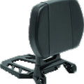 Kuryakyn Neo Driver & Passenger Backrest with Luggage Rack for Powersports