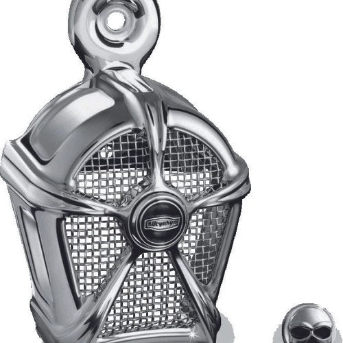 Kuryakyn Mach 2 Horn Cover Chrome with Chrome Mesh for Harley-Davidson
