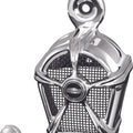 Kuryakyn Mach 2 Horn Cover Chrome with Black Mesh for Harley-Davidson Models
