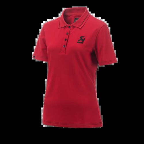 Akrapovic Corpo For Polo Red Womens XL – Classic Knit Cotton-Polyester Blend