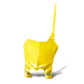 Cycra Stadium Number Plate for Suzuki Rmz 250-450, Yellow, Part 1CYC-0702-55