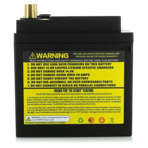 Antigravity Batteries For H6/Group 48 Lithium Car Battery With Re-Start -