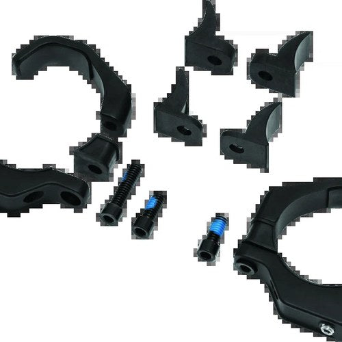 Kuryakyn Pipe Wrench Fork Mounts for 39-49mm Fork Tubes - Black