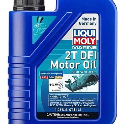 Liqui Moly 1L Marine 2T Dfi Motor Oil for Powersports Engines